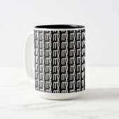 Jungfrau-Kaffee-Tasse Zweifarbige Tasse (Vorderseite Links)