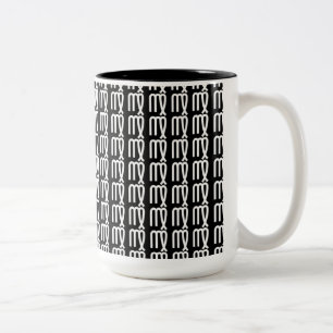 Jungfrau-Kaffee-Tasse Zweifarbige Tasse