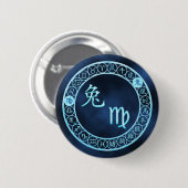 Jungfrau/Kaninchen Button (Vorne & Hinten)