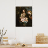 Jungfrau & Kind mit der Heiligen Catherine von Ale Poster (Küche)