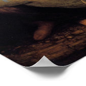 Jungfrau & Kind mit St.Anne & Lamm Poster (Ecke)