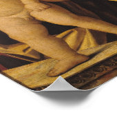 Jungfrau & Kind mit St. Peter & St. Poster (Ecke)