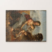 Jungfrau Kind Saint Anne Leonardo da Vinci Puzzle (Horizontal)