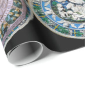 JUNGFRAU, KIND UND ANGELN, NATIVITÄTSCHRISTMAS GESCHENKPAPIER (Rolleneckpunkt)