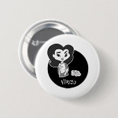 Jungfrau-Knopf Button (Vorne & Hinten)