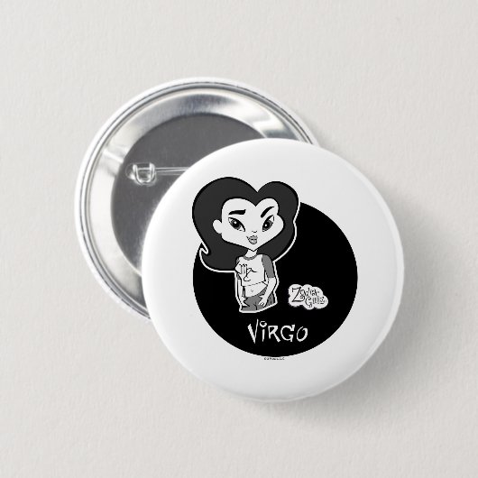 Jungfrau-Knopf Button (Vorne & Hinten)