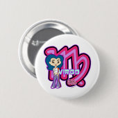 Jungfrau-Knopf Button (Vorne & Hinten)