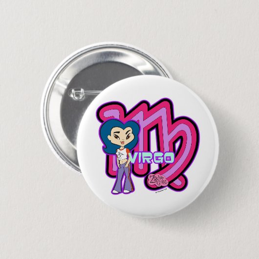 Jungfrau-Knopf Button (Vorne & Hinten)