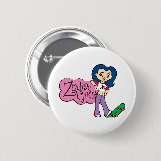 Jungfrau-Knopf Button (Vorne & Hinten)