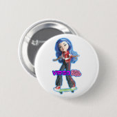 Jungfrau-Knopf Button (Vorne & Hinten)