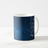 Jungfrau-Konstellations-Tierkreis-Stern-Zeichen Kaffeetasse (VorderseiteRechts)