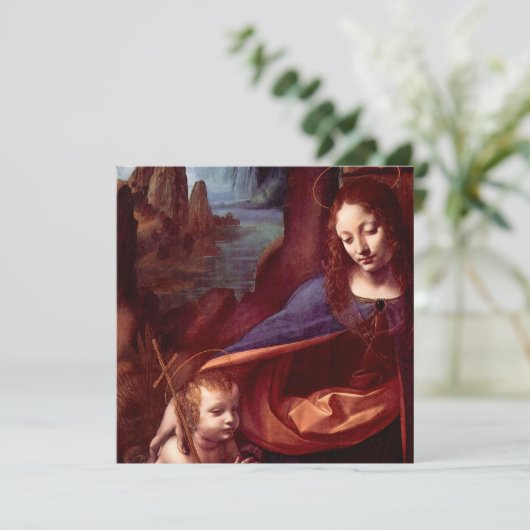 Jungfrau Leonardo da Vinci (Madonna) (Stehend Vorderseite)