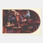 Jungfrau Leonardo da Vinci (Madonna) Geschenkpapier Set (Vorderseite 3)
