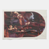 Jungfrau Leonardo da Vinci (Madonna) Geschirrtuch (Horizontal)
