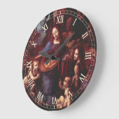 Jungfrau Leonardo da Vinci (Madonna) Große Wanduhr (Winkel)