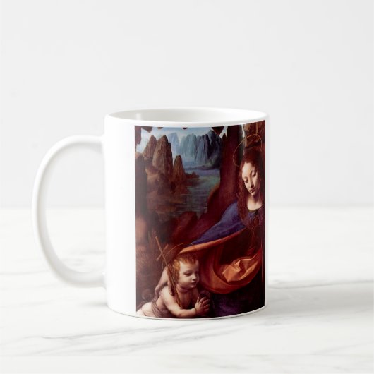 Jungfrau Leonardo da Vinci (Madonna) Kaffeetasse (Links)
