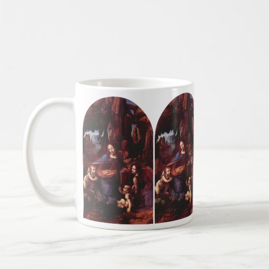 Jungfrau Leonardo da Vinci (Madonna) Kaffeetasse (Links)