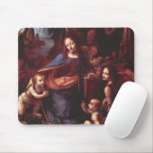 Jungfrau Leonardo da Vinci (Madonna) Mousepad (Mit Mouse)