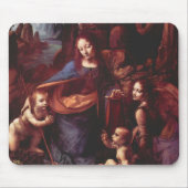 Jungfrau Leonardo da Vinci (Madonna) Mousepad (Vorne)