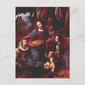 Jungfrau Leonardo da Vinci (Madonna) Postkarte (Vorderseite)