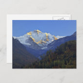 Jungfrau liegt in Interlaken Postkarte (Vorne/Hinten)