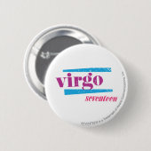 Jungfrau lila button (Vorne & Hinten)