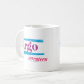 Jungfrau lila kaffeetasse (Vorderseite Links)
