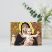 Jungfrau Lilies, William-Adolphe Bouguereau Postkarte (Stehend Vorderseite)