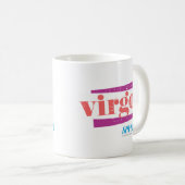 Jungfrau LtPink Kaffeetasse (VorderseiteRechts)