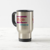 Jungfrau LtPink Reisebecher (Vorderseite Links)