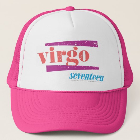 Jungfrau LtPink Truckerkappe (Vorderseite)