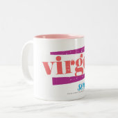 Jungfrau LtPink Zweifarbige Tasse (Vorderseite Links)