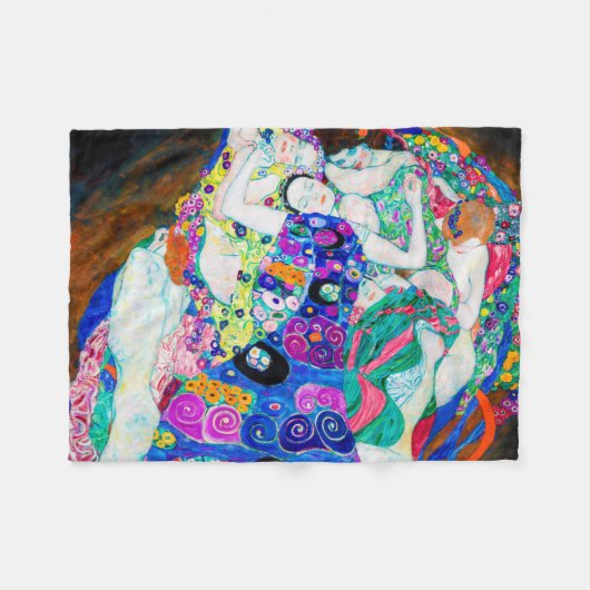 Jungfrau (Mädchen), Gustav Klimt Fleecedecke (Vorderseite (Horizontal))