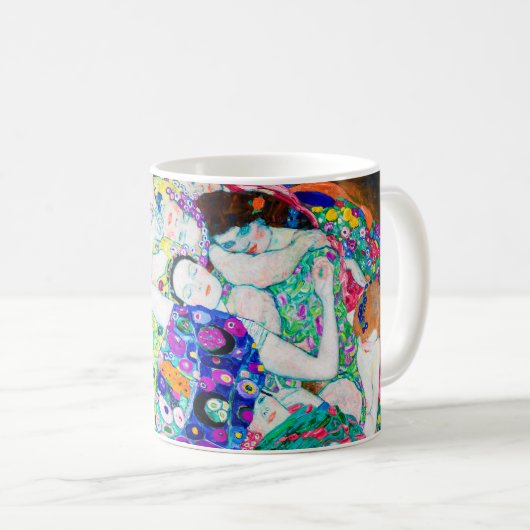 Jungfrau (Mädchen), Gustav Klimt Kaffeetasse (VorderseiteRechts)