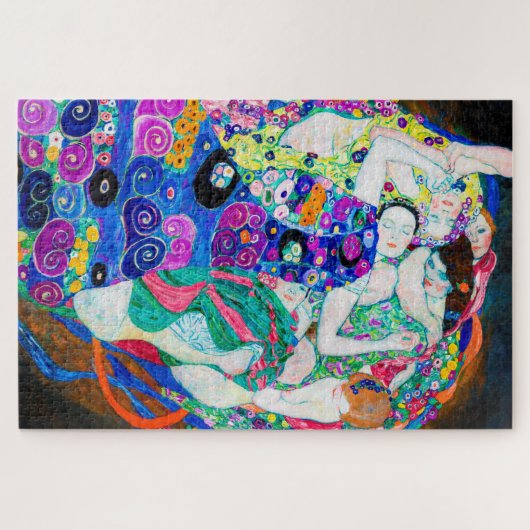 Jungfrau (Mädchen), Gustav Klimt Puzzle (Horizontal)