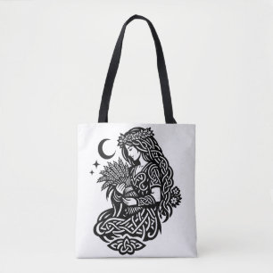 Jungfrau-Mädchen-Sigil — Erdgebundene Zodiak-Tinte Tasche