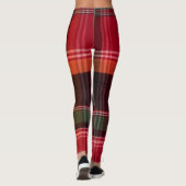 Jungfrau Madras Kariert Leggings (Rückseite)