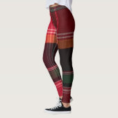Jungfrau Madras Kariert Leggings (Links)