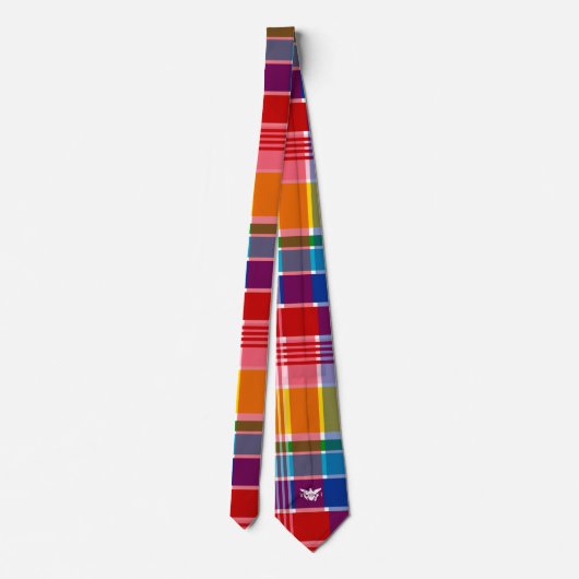 Jungfrau Madras Krawatte (Rückseite)