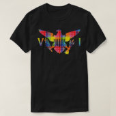 Jungfrau Madras VI Flagge T-Shirt (Design vorne)