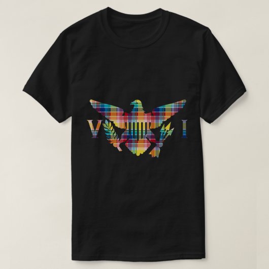 Jungfrau Madras VI Premium-T - Shirt für Flaggen (Design vorne)