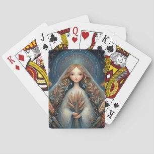 Jungfrau Maiden Zodiac Astrologie Himmelsgeburtsta Spielkarten