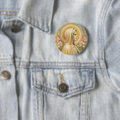 Jungfrau-Maria-Abzeichen-Button Button (Beispiel)