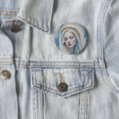 Jungfrau-Maria-Abzeichen-Button Button (Beispiel)