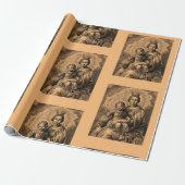 Jungfrau Maria Geschenkpapier (Ungerollt)