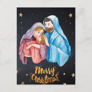 Jungfrau Maria Jesus Geburt Christi Weihnachten Postkarte