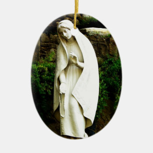 Jungfrau Maria Statue Keramik Ornament