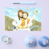 Jungfrau Maria und das Kind Jesus Flyer (Einzeln)