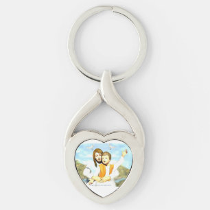 Jungfrau Maria und das Kind Jesus Schlüsselanhänger