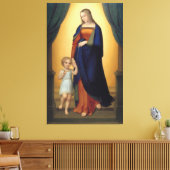 Jungfrau Maria und der Säugling Jesus Religious Leinwanddruck (Insitu (Wohnzimmer))